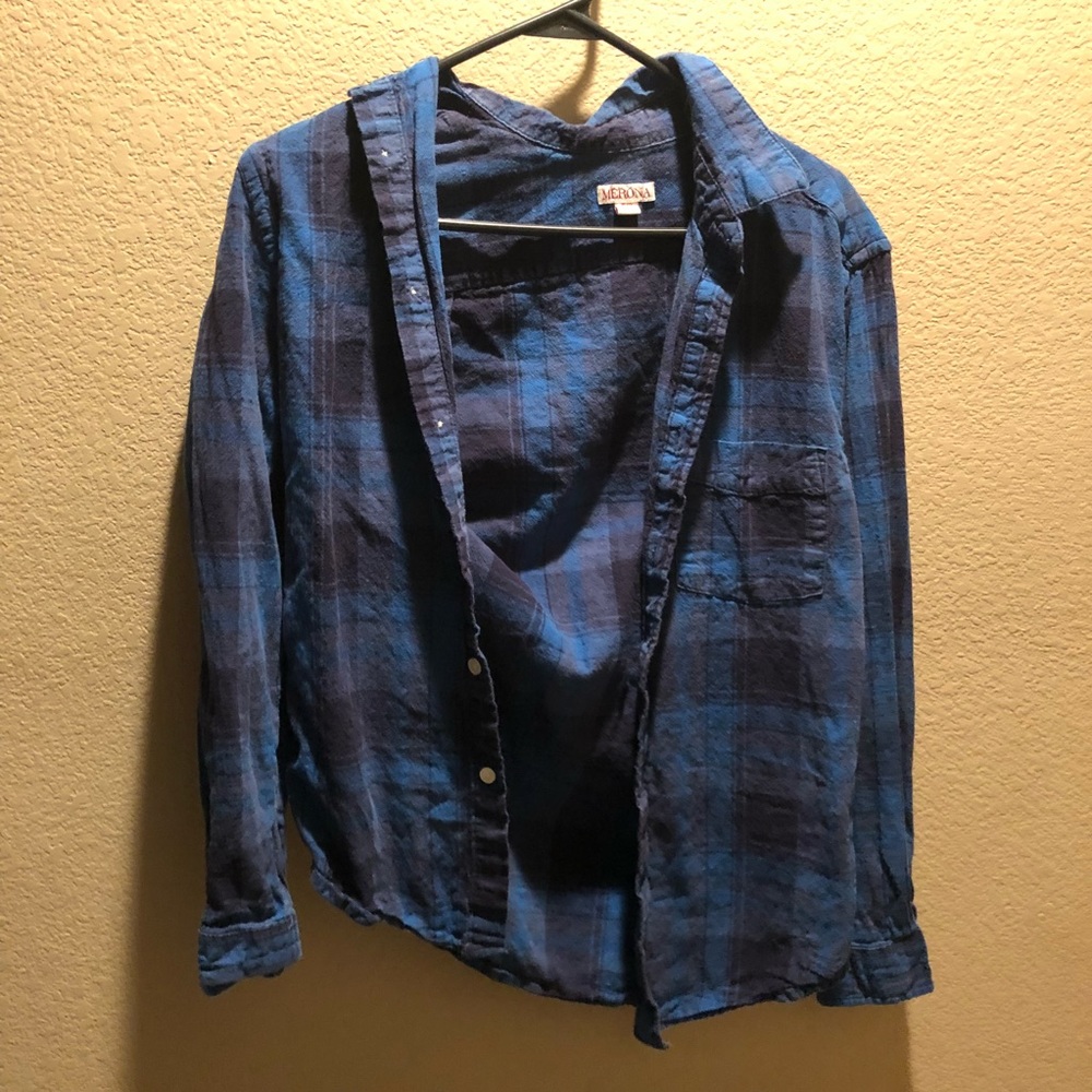 Blue flannel